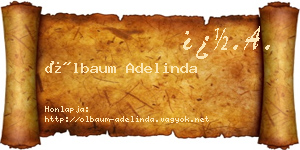 Ölbaum Adelinda névjegykártya